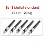Pacchetto 5 Motoriduttori - 10 Nm | 20 Kg Pacchetto 5 Motoriduttori - 10 Nm | 20 Kg