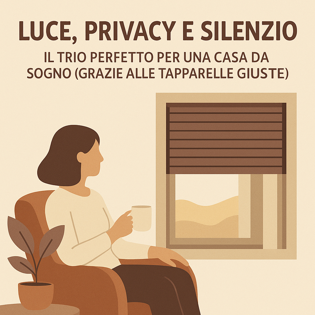 Luce, privacy e silenzio: il trio perfetto grazie alle giuste tapparelle