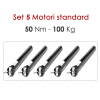 Set 5 Motori tapparelle tende 50 Nm-100kg